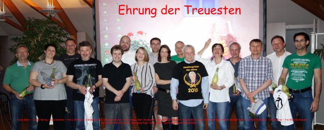 2015 - ehrung - die treuesten